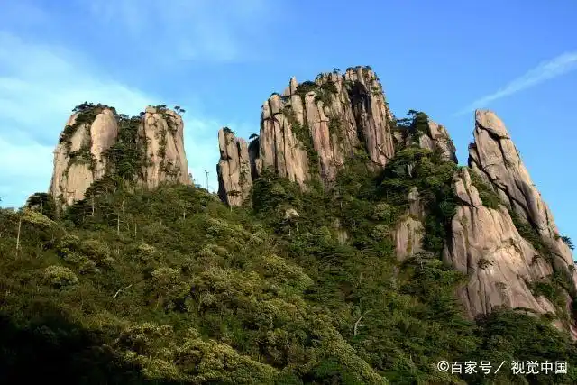 中国最美五大峰林江西三清山,很多人在景区内走着,就迷失了方向