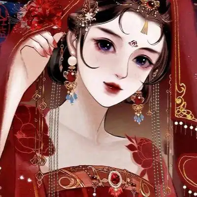 古风头像女手绘唯美淡雅古风手绘头像女唯美