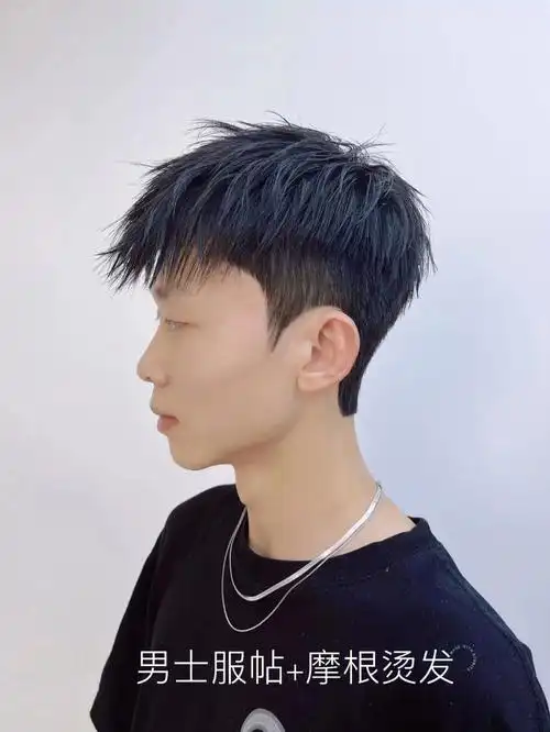 男士服帖烫摩根烫发男士必备发型