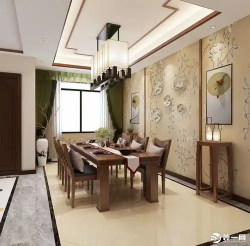 别墅 420㎡ 中式简约风 家装效果图-烟台天和装饰装修效果图