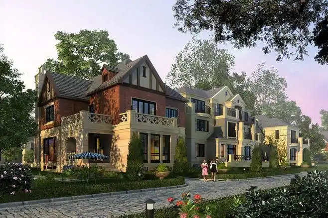 全模 别墅 效果图 渲染 vr-----www.psdorjpg.com 建筑设计素材网