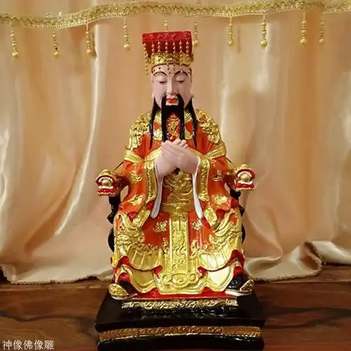 保生大帝圣诞 保生大帝神像 吴真人 花桥公吴夲 玻璃钢雕塑