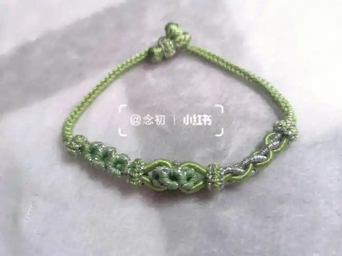 编法分享篇桃花结手绳