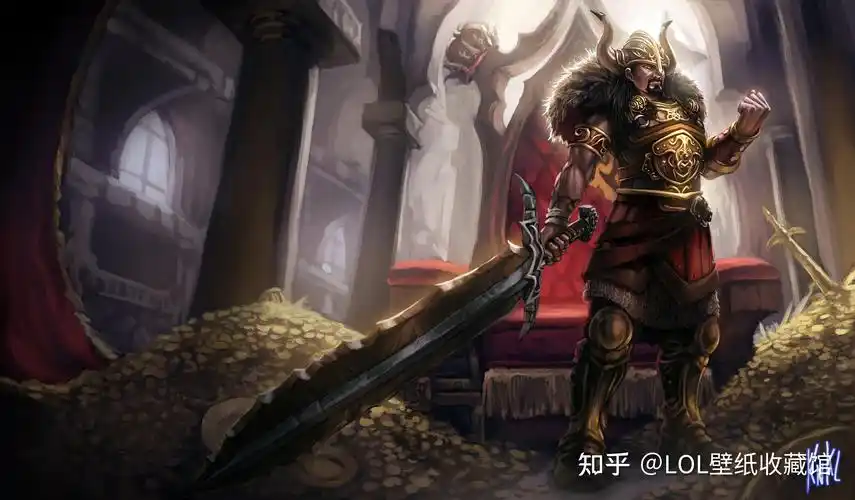 英雄联盟原画蛮王壁纸