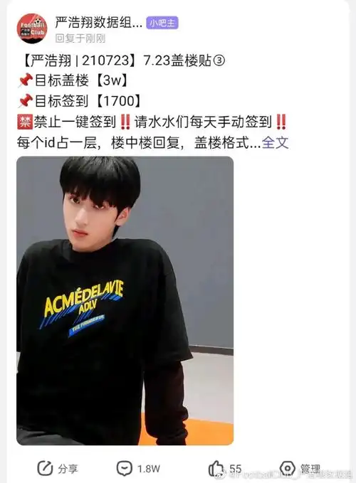 严浩翔超话7115#严浩翔 时代少年团第一rap担#盐汽水们都在吗71