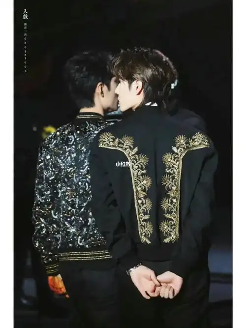 肖战王一博这个错位图好绝