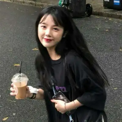 喝奶茶的女生头像高清女生喝奶茶可爱头像图片