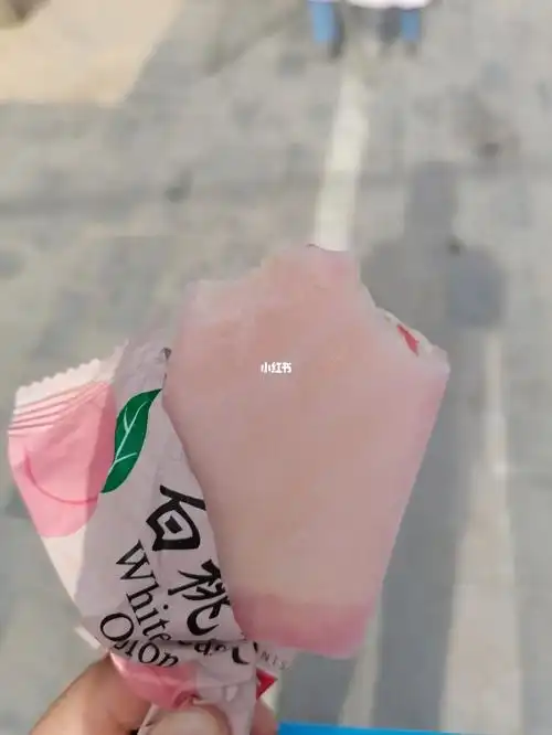 1块钱的白桃乌龙雪糕