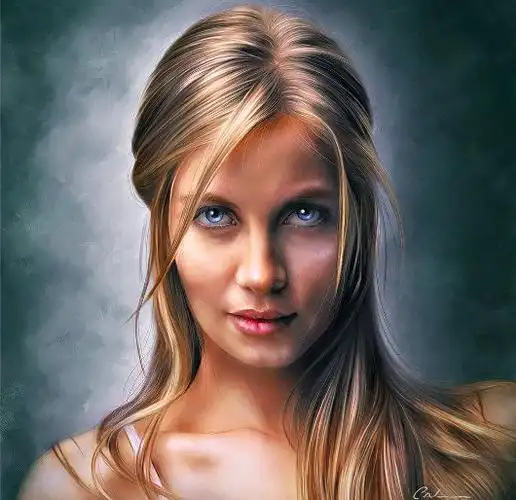 odwin rensen的人物肖像绘画 #采集大赛