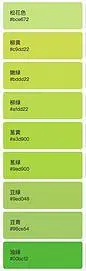 中国传统颜色,绿色系列