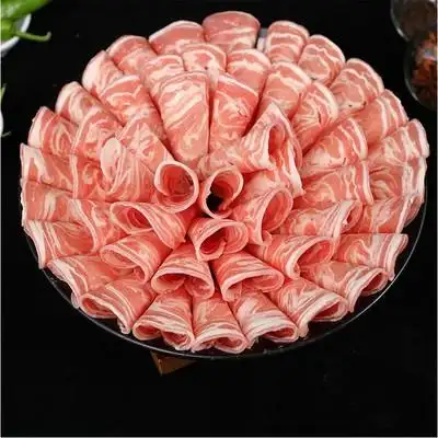 羊肉卷5斤内蒙美洋洋羔羊卷涮肥羊片内蒙古火锅食材新鲜冷冻2.5kg