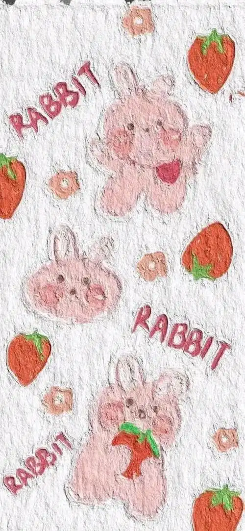 少女心爆棚的微信油画壁纸