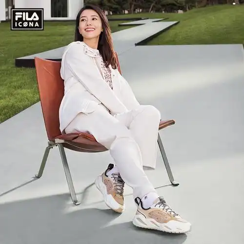 【高圆圆同款】fila斐乐刀锋鞋crypto女鞋老爹鞋2023春新款休闲鞋-mc