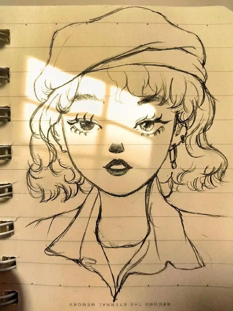 漫画人物速写#画画 #原创 #简笔画 #绘画过程 #漫画  - 抖音