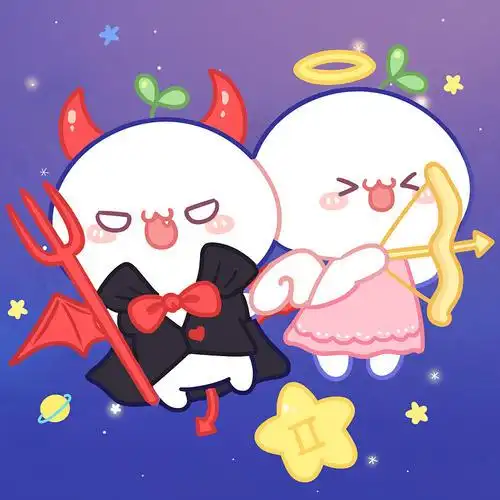 十二星座超萌团子简笔画