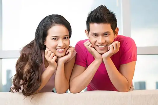 情侣,微笑,头像,愉悦,年轻,抓拍,露齿笑