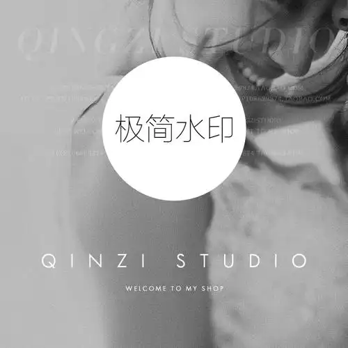 简约水印设计多款淘宝防盗图定制简约大气欧美风格logo透明水印