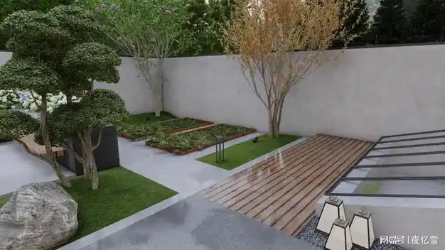 徐州200平现代花园庭院景观设计