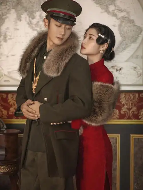 军阀太太婚纱照老公拍成了老九门的陈伟霆