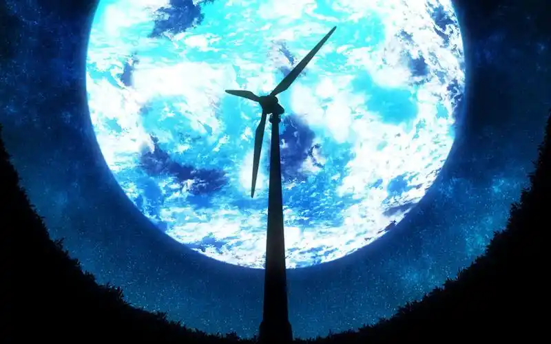 唯美二次元风景插画桌面壁纸