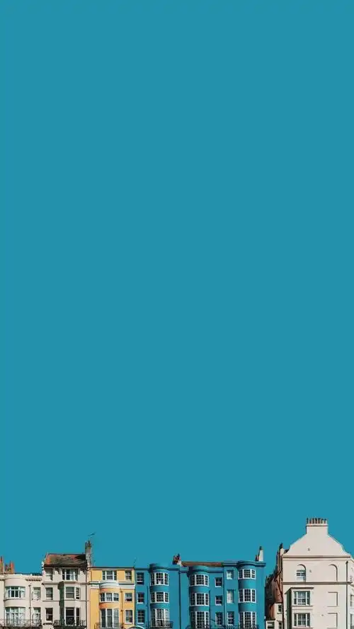 壁纸| 抖音锁屏壁纸简约蓝色