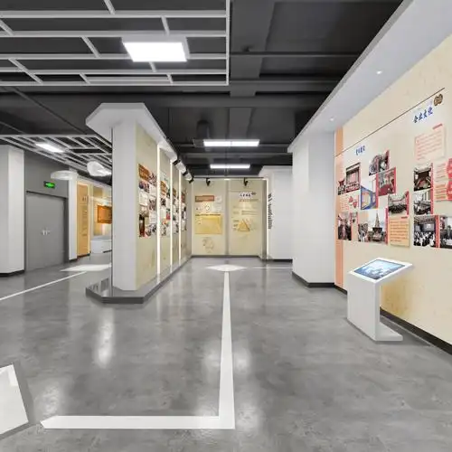 山西建投第五集团公司文化馆展厅-中装协设计网-中国建筑装饰协会委员