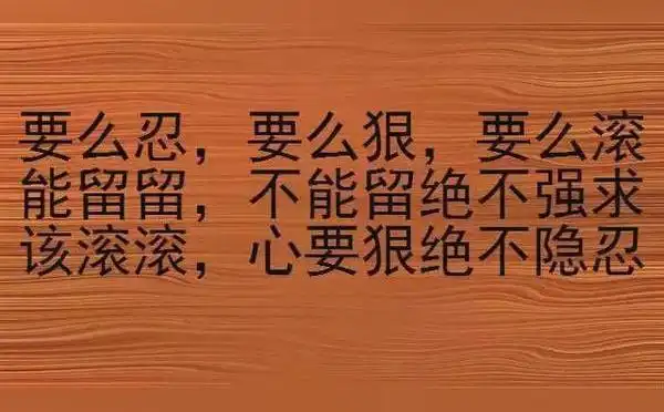 十,心狠才能成大事的句子?