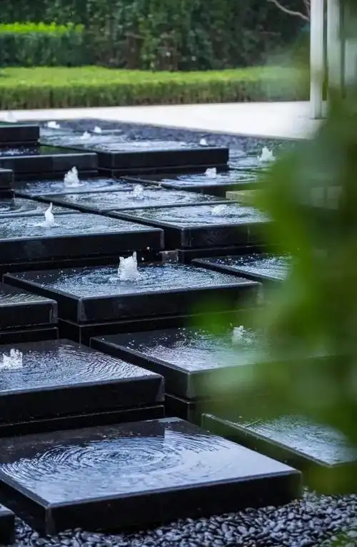 景观水景涌泉旱喷叠水跌水傻傻分不清