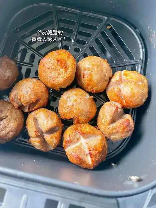 一口爆汁空气炸锅牛肉丸还有谁没吃过