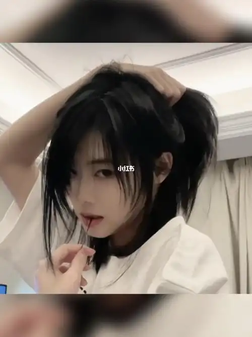 不一定斩男但是一定斩女的狼尾鲻鱼头扎发#今日发型  #发型  #狼尾