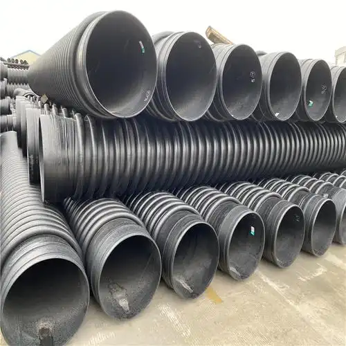 联塑克拉管hdpe增强缠绕结构壁b型管dn300sn8厂提直发广东总经销