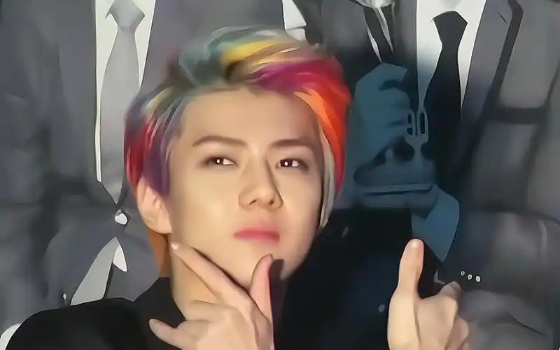 【吴世勋】彩虹头一眼万年,非常帅的.