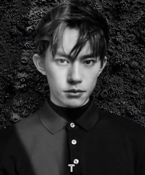 易烊千玺t黑白质感大片我的发型作品分享