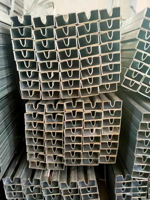 6060镀锌凹槽管双面凹形方管生产厂家
