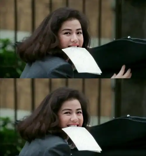 钟楚红真是风情万种卷发水果唇港味十足回眸一笑太动人