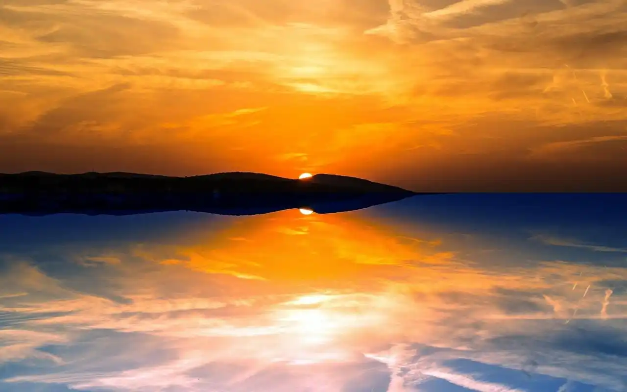 享受大自然的唯美山水风光风景