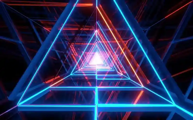 背景 ▏a430 2k超高清画质炫酷动感节奏三角形线条光线紫色爵士舞街舞