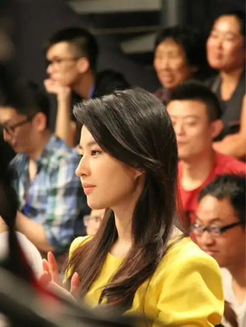 刘亦菲参加节目录制