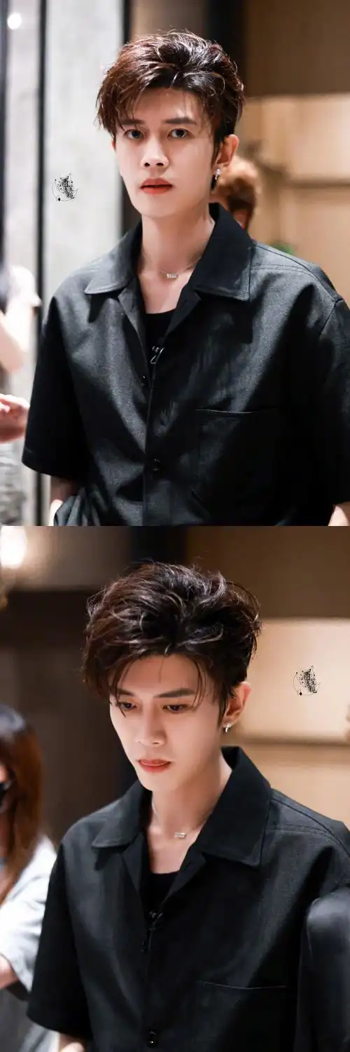 任嘉伦 古希腊掌管黑衬衫氛围感的神