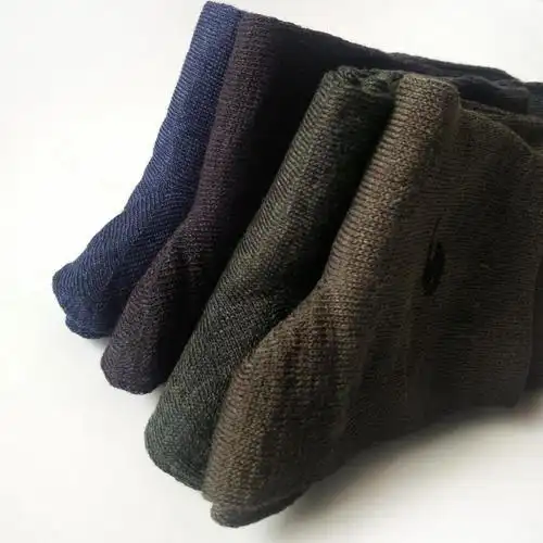 男士纯亚麻休闲袜子中筒吸汗透气抑菌除臭耐磨深色系保健养脚袜子