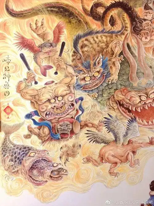 [分享]85后帅哥笔下的鬼神世界,让人一眼就爱上!