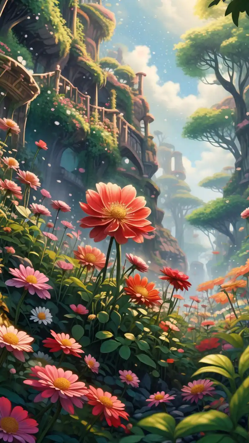 90这组动漫森林风景壁纸,每一张都散发着清新的气息和治愈的能量.