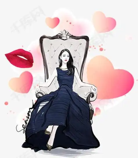 手机卡通女王头像