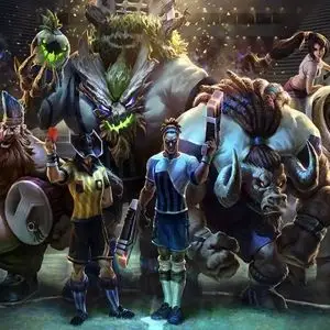 立体画背景墙英雄联盟图片