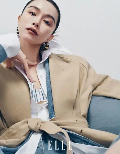 文咏珊elle酷飒背头大片