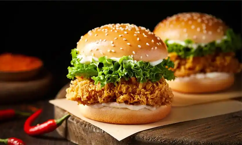 炸鸡汉堡图片 0090炸鸡汉堡