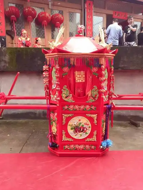 中式花轿 八抬大轿子 婚庆婚礼结婚花轿古典豪华