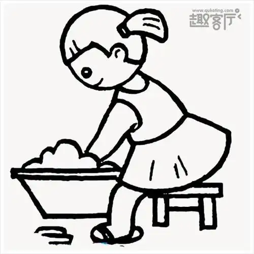 你今天真好看里的人物简笔画