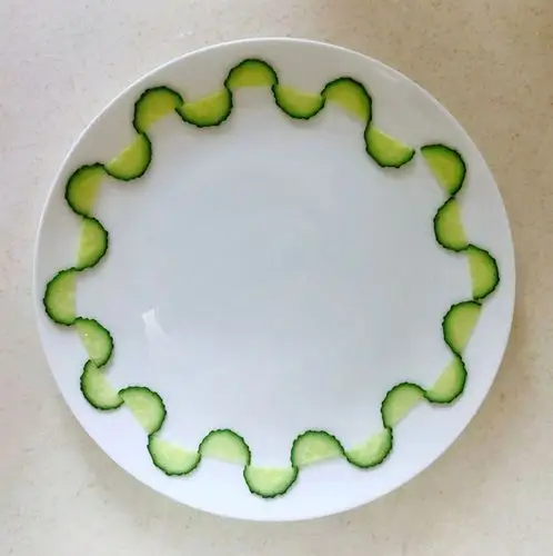 云卷云舒86做的一看就会的黄瓜摆盘