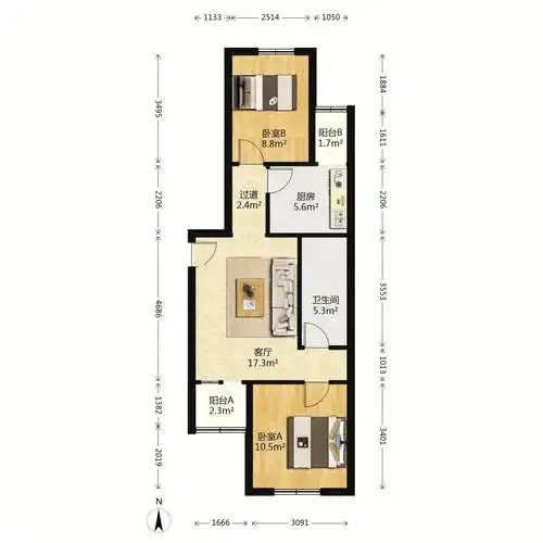 好房推荐  #北京买房  #帮我看看户型图  #学区房  #北京刚需买房